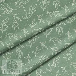 Отрез ткани 79х50 см "Оливковые ветви" (Cotton) Отрез ткани 79х50 см "Оливковые ветви" (Cotton)