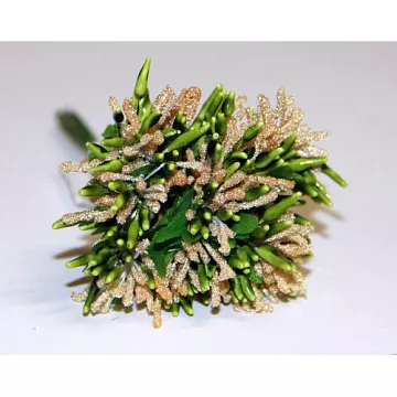 Букетик глянцевых и сахарных ягодок "Маленькие. Оранжевые" (Рукоделие)