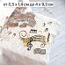 Нож "Музыка. Нотный стан", 4х9,3 см (ScrapMania)