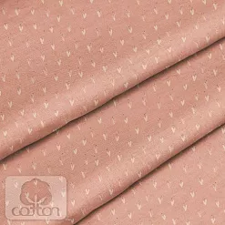 Отрез ткани 79х50 см "Сердечки на розовом" (Cotton) Отрез ткани 79х50 см "Сердечки на розовом" (Cotton)