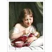 Тканевая карточка "Любимая доченька. С куколкой" (ScrapMania)
