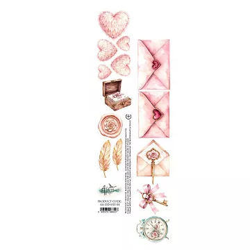 Бумага 6х30 см "Dreamy Dreams. Для вырезания 04" (Alchemy of Art)