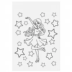 Наклейки 11х16 см "Стильные девочки" (АртУзор)