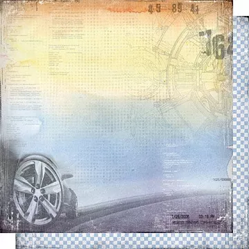 Бумага "Автопарк 002" (Елена Виноградова)