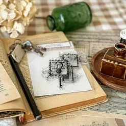 Штамп "Фон. Старинные марки", 10х15 см (DreamLight Studio)
