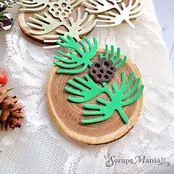 Нож "Ветка кедра с шишкой", 4,8х7 см (ScrapMania)