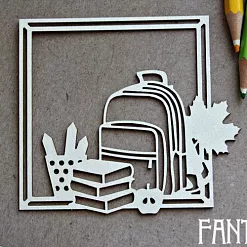 Украшение из чипборда "Школа 1327" (Fantasy) Украшение из чипборда "Школа 1327" (Fantasy)