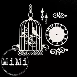 Набор украшений из чипборда "Ретро. Винтажный мотив" (MiMi Design)