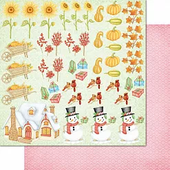 Набор бумаги 30х30 см "Countryside cottage", 24 листа (Heartfelt Creations) Набор бумаги 30х30 см "Countryside cottage", 24 листа (Heartfelt Creations)