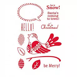 Набор штампов "Eline's Bird. Птичка" (Marianne design)