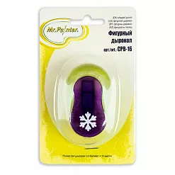 Дырокол Mr.Painter 1,6 см "Снежинка 2" (Mr.Painter)