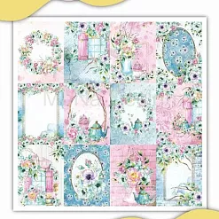 Набор бумаги 30х30 см "Сладкое чаепитие", 12 листов (MonaDesign) Набор бумаги 30х30 см "Сладкое чаепитие", 12 листов (MonaDesign)