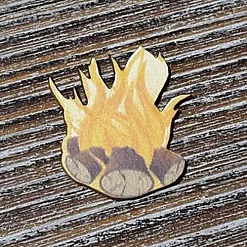 Украшение из цветного чипборда "Костер 2" (Благолис) Украшение из цветного чипборда "Костер 2" (Благолис)