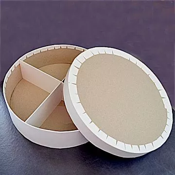 Коробочка круглая с перегородками, 25 см