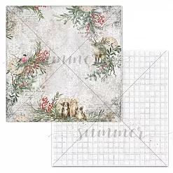 Бумага 30х30 см "Зимние забавы. Рождественские трели" (Summer Studio) Бумага 30х30 см "Зимние забавы. Рождественские трели" (Summer Studio)