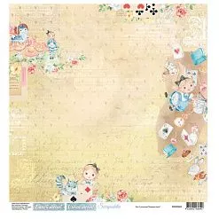 Бумага 30х30 см "Малышка Алиса. Лист 02" (Scrapodelie)