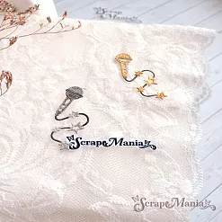 Нож "Музыка. Микрофон", 2,2х5 см (ScrapMania)