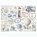 Набор вырубок из плотного картона "Timeless", 49 шт (Stamperia) Набор вырубок из плотного картона "Timeless", 49 шт (Stamperia)