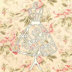 Украшение из чипборда "Манекен 7" (Muscari)