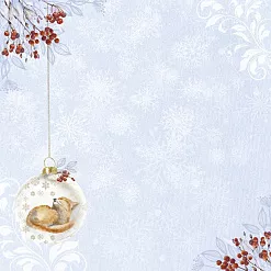 Бумага "Снежная клюква. Новогодний шар" (ScrapMania)