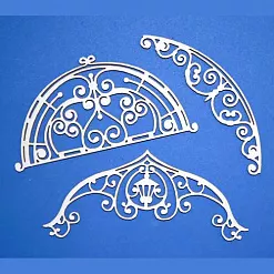 Набор украшений из чипборда "Ажурные арки" (ПроСвет)