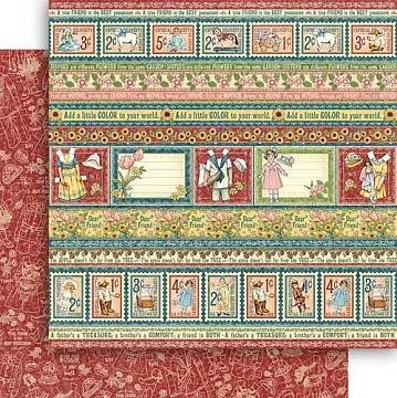 Бумага "Penny's Paper Doll Family. Beyond borders" (Graphic 45)