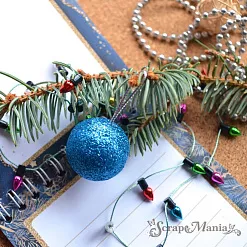 Блокнот на пружине А6 "Новогодний. Мои желания", 16 листов (ScrapMania)