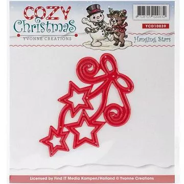 Нож для вырубки "Звезды на бантике"