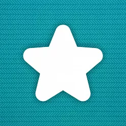 Заготовка для альбома 20х20 см "Звезда округлая", 6 листов (CraftStory)