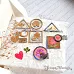 Нож "Цветочные марки", 4х4 см (ScrapMania)