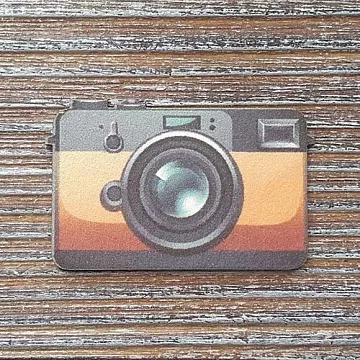 Украшение из цветного чипборда "Фотоаппарат" (Благолис)