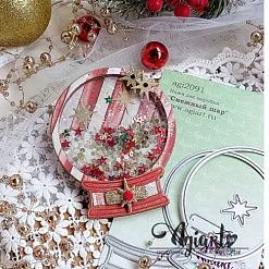 Нож "Снежный шар", 9,5х8 см (AgiArt) Нож "Снежный шар", 9,5х8 см (AgiArt)