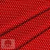 Отрез ткани 79х50 см "Горошек на красном" (Cotton)