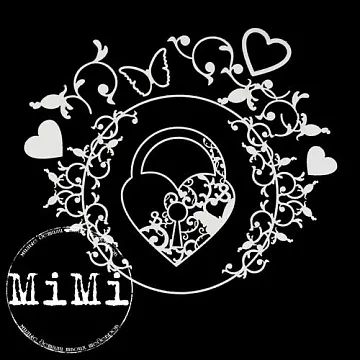 Набор украшений из чипборда "Узорная коллекция. Цветок шиповника" (MiMi Design)