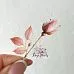 Набор высечек из ткани "Утренняя роза", 27 шт (RozeFlowers)