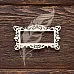 Украшение из чипборда "Рамка резная" (AL)