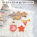 Нож "СССР. Пионерские значки и неваляшка", 3,6х5,1 см (ScrapMania)