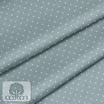 Отрез ткани 79х50 см "Блеск джинс" (Cotton)