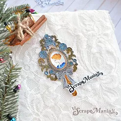 Нож "Сказка на Новый Год. Зеркало", 4,8х5,8 см (ScrapMania)