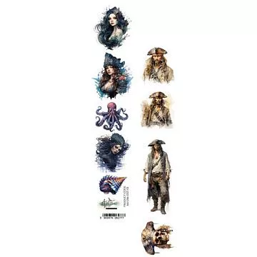 Бумага 6х30 см "Underwater world. Для вырезания 01" (Alchemy of Art)