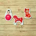 Набор высечек из бумаги "Кудряшка" (ScrapMania)