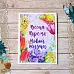 Тканевая карточка "Время тюльпанов. Новая жизнь" (ScrapMania)