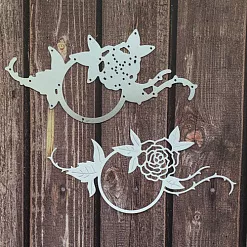 Нож для вырубки "Рамка. Роза" (Scrapman)