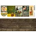Лист с картинками 10х30 см "Пивная. Этикетки" (ScrapMania)
