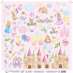 Бумага 30х30 см "Дивный мир. Картинки" (Mr.Painter) Бумага 30х30 см "Дивный мир. Картинки" (Mr.Painter)