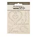 Чипборд "Timeless. Hearts", 14х14 см (Stamperia) Чипборд "Timeless. Hearts", 14х14 см (Stamperia)