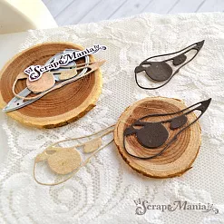 Нож "Готическая эстетика. Череп птицы", 5,5х2,3 см (ScrapMania)
