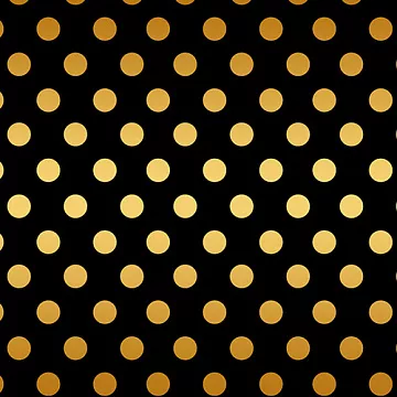 Бумага с фольгированием "Every day gold. Golden dots black" (Скрапмир)