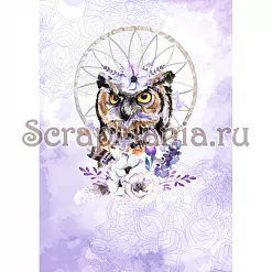 Электронные страницы для блокнотов "Этника. Лиловое сияние" (ScrapMania)