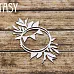Чипборд "Мини-рамка с флажком 2267" (Fantasy)